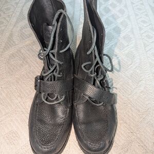 Polo Ralph Lauren Black Leather Women's Boots